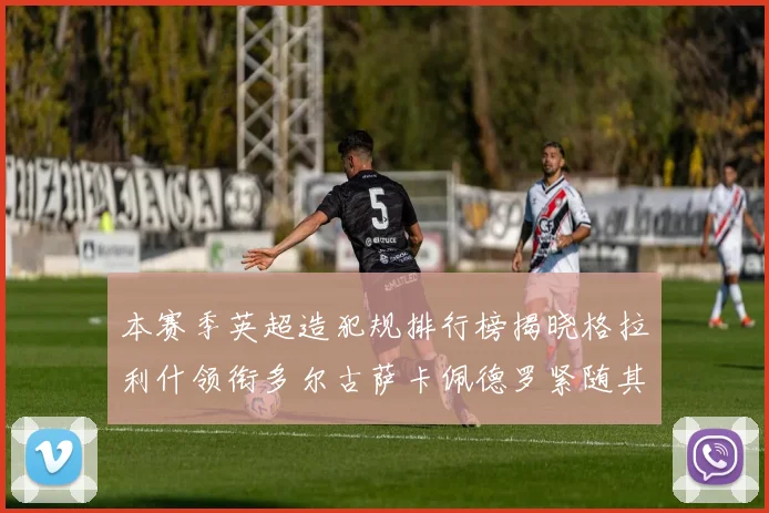 本赛季英超造犯规排行榜揭晓格拉利什领衔多尔古萨卡佩德罗紧随其后